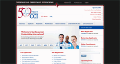 Desktop Screenshot of cci-online.org