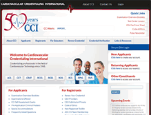 Tablet Screenshot of cci-online.org